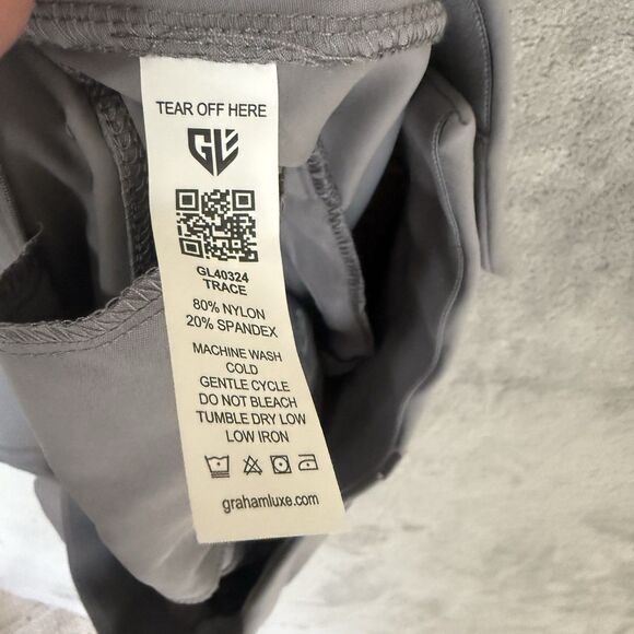 NWT Graham Luxe Shorts Mens Size 36 Trace Gray Performance Soft Stretch Golf - Picture 12 of 12